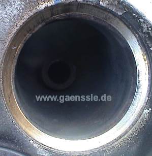 Bild eines beschdigten Ventilsitzes